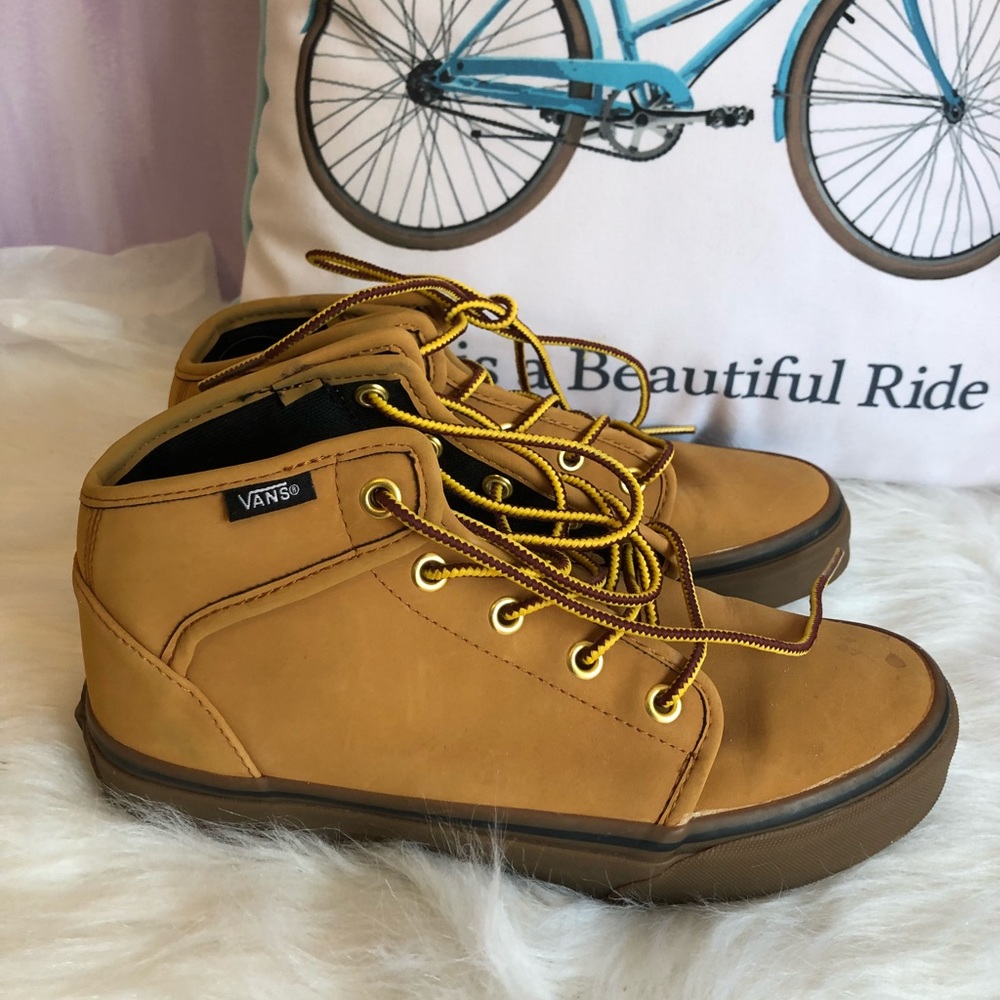 *CLOSET CLOSING*  Tan Boots by Vans